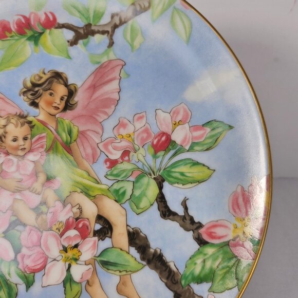 Villeroy And Boch The Apple Blossom Fairy Porcelain Plate 6th Issue Germany - Picture 4 of 9